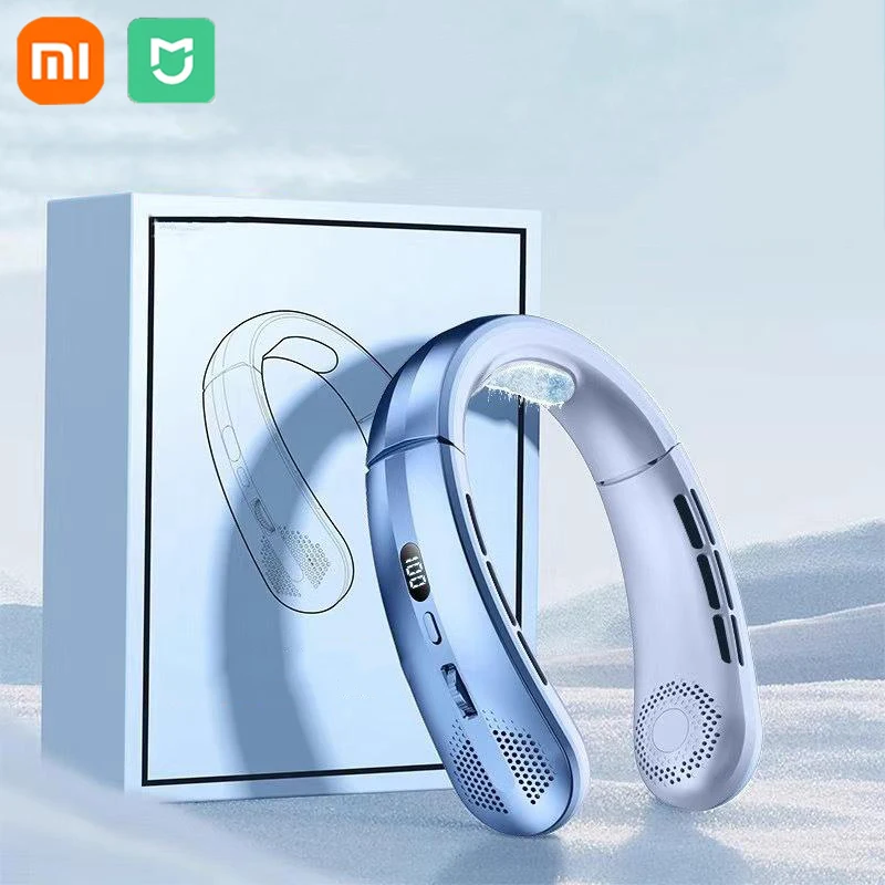 Xiaomi 8000 мАч USB подвесной шейный вентилятор портативный безлопастный мини перезаряжаемый бесшумный светодиодный цифровой дисплей электрические вентиляторы охладитель воздуха 
Xiaomi 8000 мАч USB подвесной шейный вентилятор портативный безлопастный мини перезаряжаемый бесшумный светодиодный цифровой дисплей электрические вентиляторы охладитель воздуха