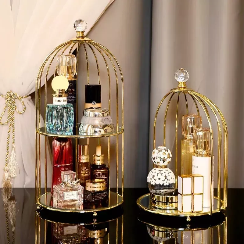 NEW2023 Iron Art Nordic Style Bird Cage Rack Lipstick Perfume Cosmetic Skin Care Product Storage Rack Finishing Table Rack
NEW2023 Iron Art Nordic Style Bird Cage Rack Lipstick Perfume Cosmetic Skin Care Product Storage Rack Finishing Table Rack