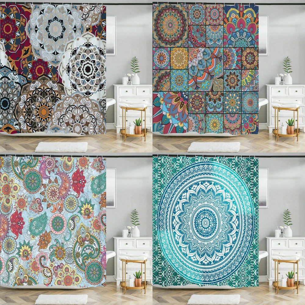 Nordic Art Bohemian style Print Shower Curtain Waterproof Polyester Bath Curtain Boho Curtains For Bathroom Decoration
Nordic Art Bohemian style Print Shower Curtain Waterproof Polyester Bath Curtain Boho Curtains For Bathroom Decoration