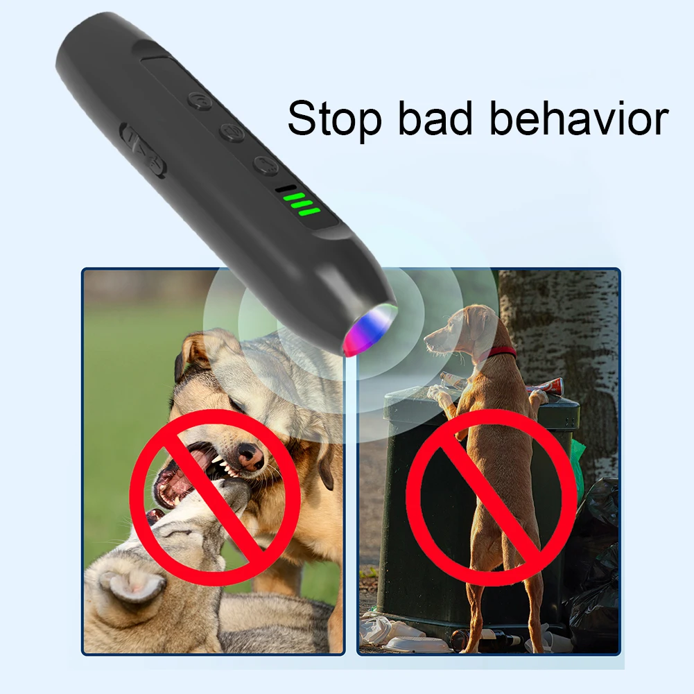 Ultrasound Dog Bark Deterrent Devices Electronic Dog Repellents with Flashlight Rechargeable for Home Outdoor Garden Park Car
Ultrasound Dog Bark Deterrent Devices Electronic Dog Repellents with Flashlight Rechargeable for Home Outdoor Garden Park Car