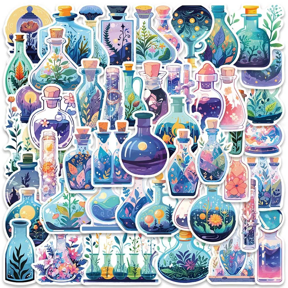 10/30/50PCS New DIY Witch Magic Potion Bottle Sticker Cartoon Creative Animation iPad Desk Chair Decoration Waterproof Wholesale
10/30/50PCS New DIY Witch Magic Potion Bottle Sticker Cartoon Creative Animation iPad Desk Chair Decoration Waterproof Wholesale