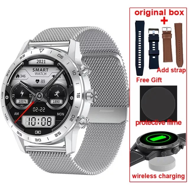 454*454 HD Screen Smart Watch Men Phone Call Wireless Charger Rotary Button IP68 Waterproof Music Play ECG Smartwatch
454*454 HD Screen Smart Watch Men Phone Call Wireless Charger Rotary Button IP68 Waterproof Music Play ECG Smartwatch