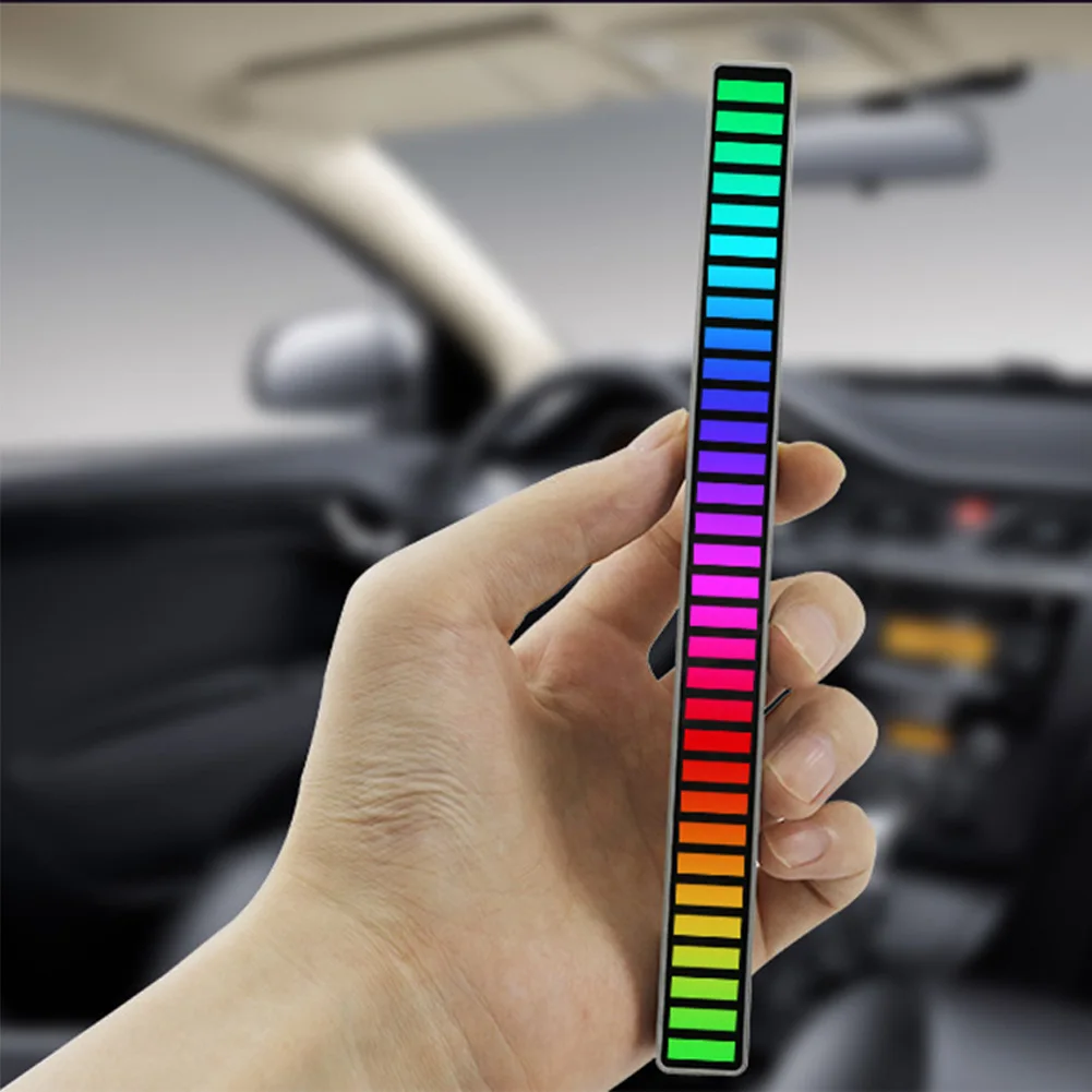 RGB-управление музыкой, светодиодный светильник, управление через приложение, 32 бусины, пикап, Голосовая активация, Ритм света, окружающий свет, музыка с голосовой активацией
RGB-управление музыкой, светодиодный светильник, управление через приложение, 32 бусины, пикап, Голосовая активация, Ритм света, окружающий свет, музыка с голосовой активацией