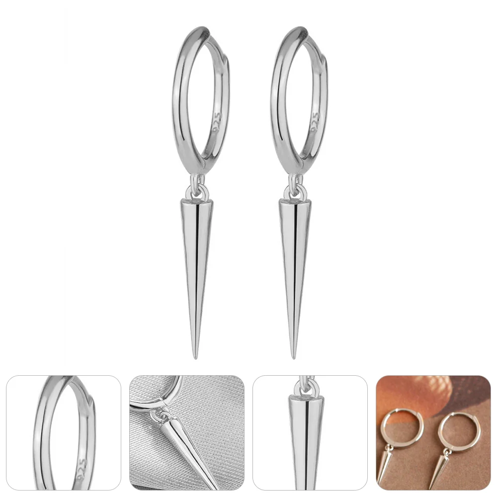 S925 Silver Tapered Ear Triangle Pendant Rivet Pendants Sterling Studs Dangler Conical Decoration
S925 Silver Tapered Ear Triangle Pendant Rivet Pendants Sterling Studs Dangler Conical Decoration