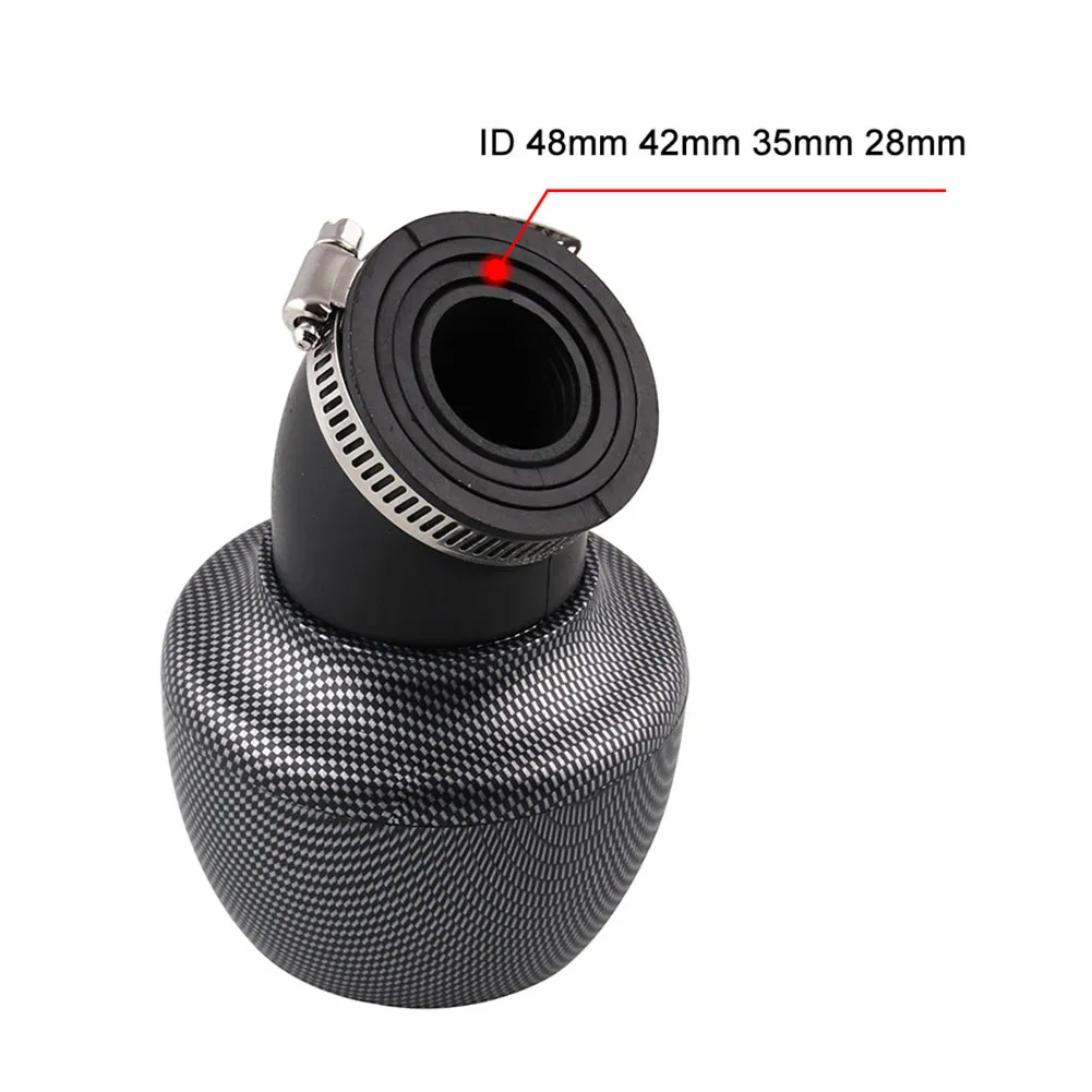 Motorcycle Air Filter 45° Elbow Apple Head 48mm Fitting Intake Air Cleaner Replacement For Motorcycle Scooter Cross-Country
Motorcycle Air Filter 45° Elbow Apple Head 48mm Fitting Intake Air Cleaner Replacement For Motorcycle Scooter Cross-Country