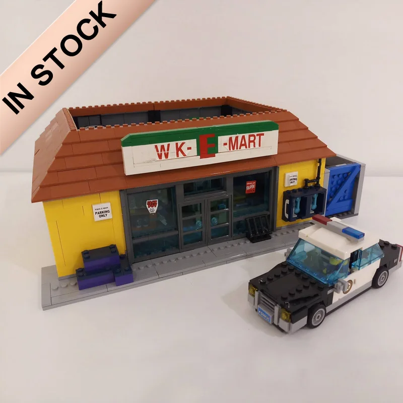 В наличии Street View The Kwik E Mart супермаркет дом 2200 + шт. MOC модульная модель строительные блоки кирпичи детские игрушки для мальчиков
В наличии Street View The Kwik E Mart супермаркет дом 2200 + шт. MOC модульная модель строительные блоки кирпичи детские игрушки для мальчиков