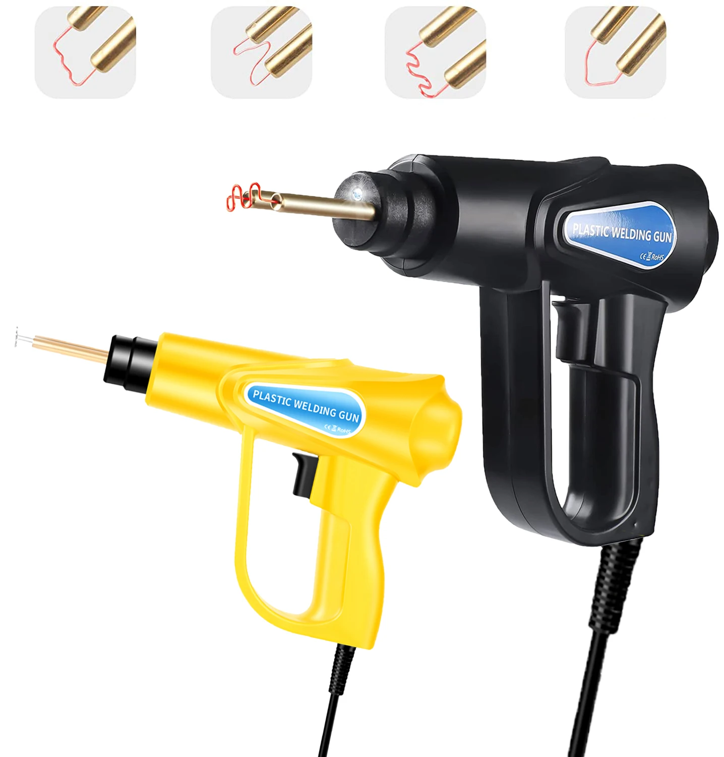 Yellow/Black Plastic Welding Machine Hot Stapler Plastic Bumper Soldering Iron Garage Tools Car Bumper Repair Kit PVC Welder Gun
Yellow/Black Plastic Welding Machine Hot Stapler Plastic Bumper Soldering Iron Garage Tools Car Bumper Repair Kit PVC Welder Gun