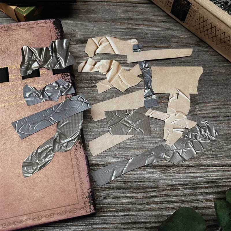 17 Pcs Vintage Hand Tearing Style Strip Tape Stickers Junk Journal Ephemera Collage Aesthetic Stickers Scrapbooking Material
17 Pcs Vintage Hand Tearing Style Strip Tape Stickers Junk Journal Ephemera Collage Aesthetic Stickers Scrapbooking Material