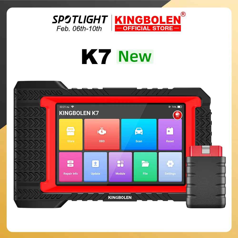 KINGBOLEN K7 7inch Tablet ALL System Diagnostic Tools ECU Coding Active Test 28 Resets AF Reset 3 Years Free PK THINKSCAN MAX 2 
KINGBOLEN K7 7inch Tablet ALL System Diagnostic Tools ECU Coding Active Test 28 Resets AF Reset 3 Years Free PK THINKSCAN MAX 2