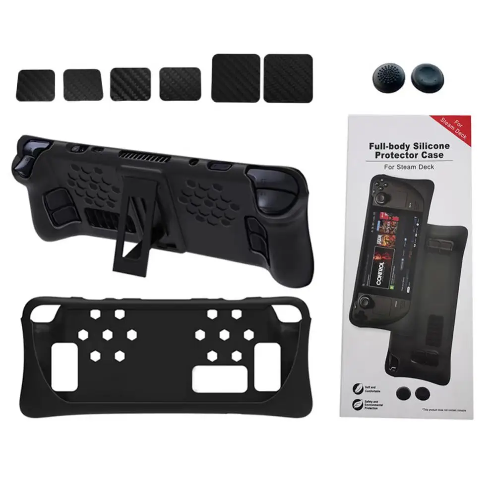 Shockproof Soft Silicone Shock Proof Frame Anti-drop For Valve Steam Deck Cover Shell For Steam Deck Protective Sleeve
Shockproof Soft Silicone Shock Proof Frame Anti-drop For Valve Steam Deck Cover Shell For Steam Deck Protective Sleeve