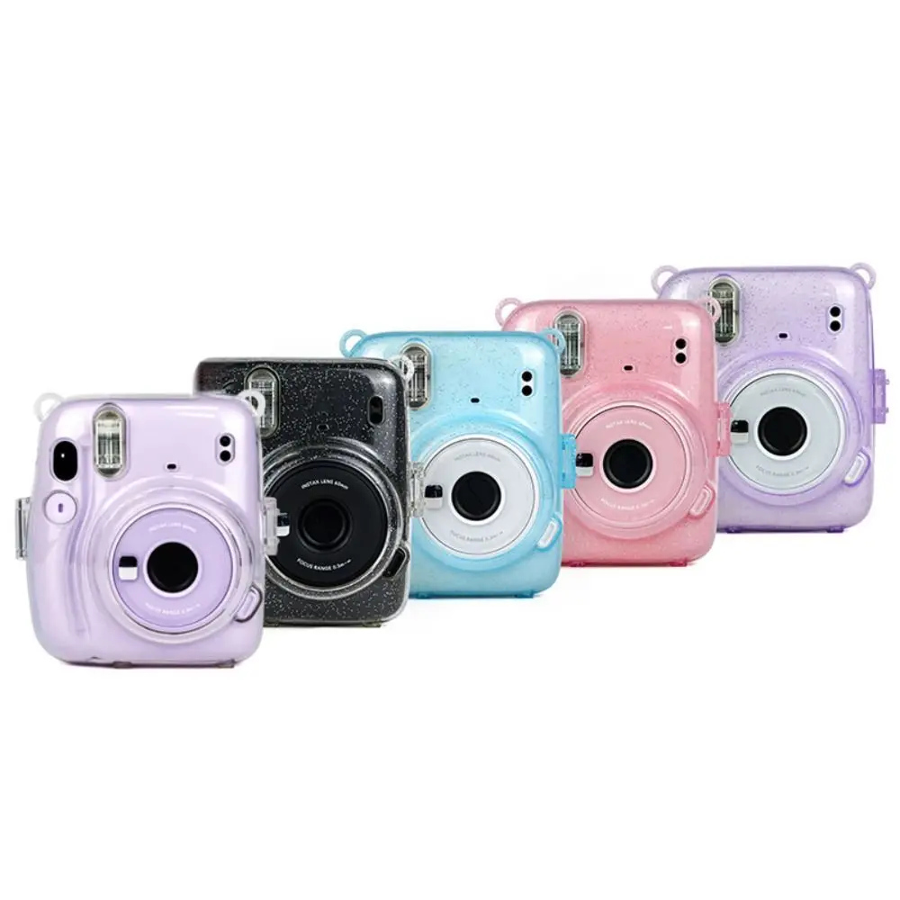 Transparent Glitter Bag Adjustable Strap Protective Cover Instant Camera Storage Case For Fujifilm Instax Mini 11
Transparent Glitter Bag Adjustable Strap Protective Cover Instant Camera Storage Case For Fujifilm Instax Mini 11