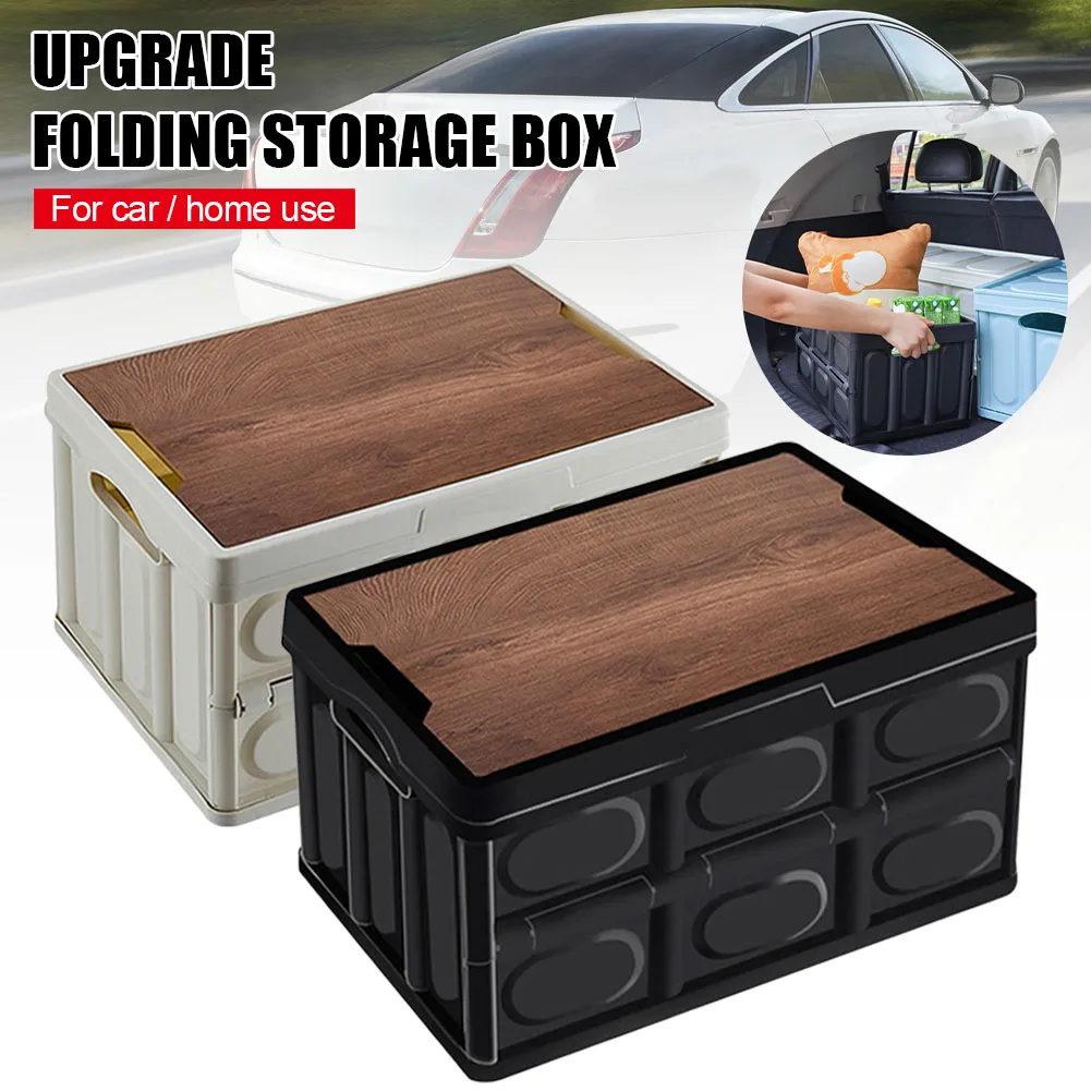 Car Storage Box Folding Trunk Storage Box Multifunctional High Capacity Collapsible Trunk Organizer Plastic with Wood Cover 30L
Car Storage Box Folding Trunk Storage Box Multifunctional High Capacity Collapsible Trunk Organizer Plastic with Wood Cover 30L