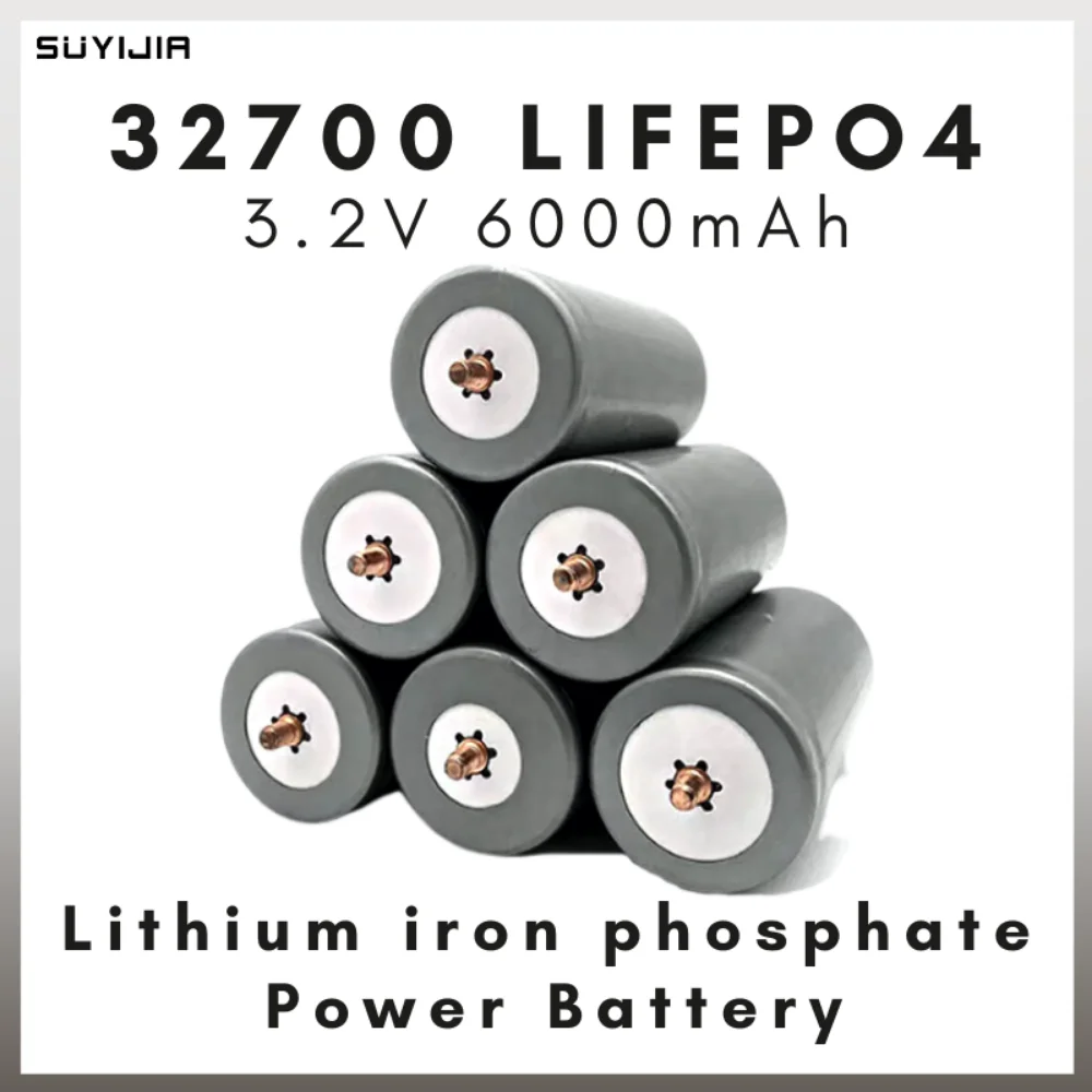 3.2V 6000mAh 32700 Battery Rechargeable Lifepo4 for Electric Car Solar Street Light Fishing Light Golf Car Medical Equipment
3.2V 6000mAh 32700 Battery Rechargeable Lifepo4 for Electric Car Solar Street Light Fishing Light Golf Car Medical Equipment
