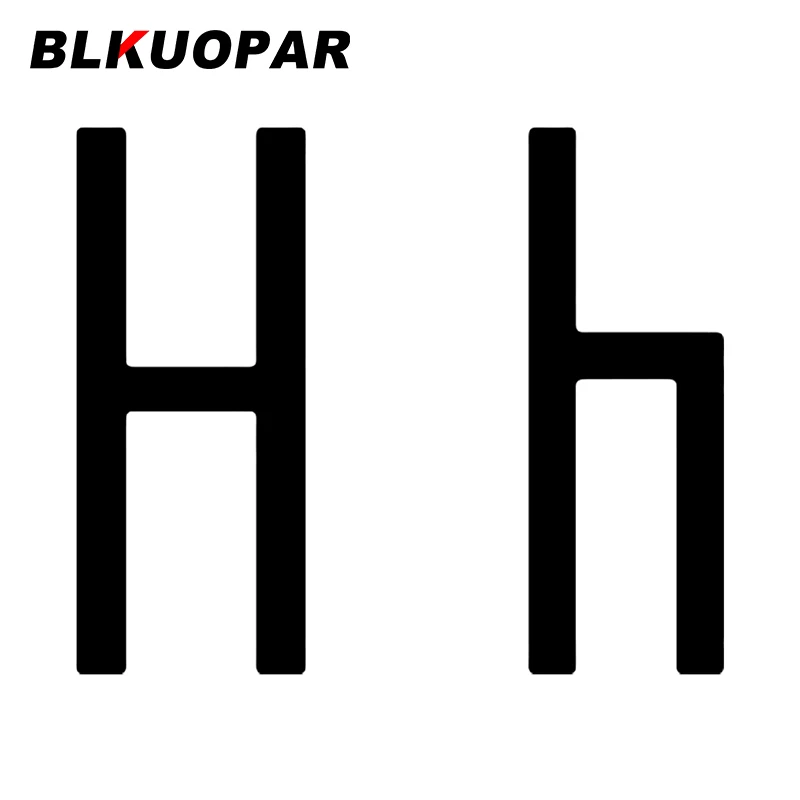 BLKUOPAR H Car Sticker Fashionable Waterproof Decal Funny Scratch-proof Creative Original Refrigerator Windshield Decoration
BLKUOPAR H Car Sticker Fashionable Waterproof Decal Funny Scratch-proof Creative Original Refrigerator Windshield Decoration