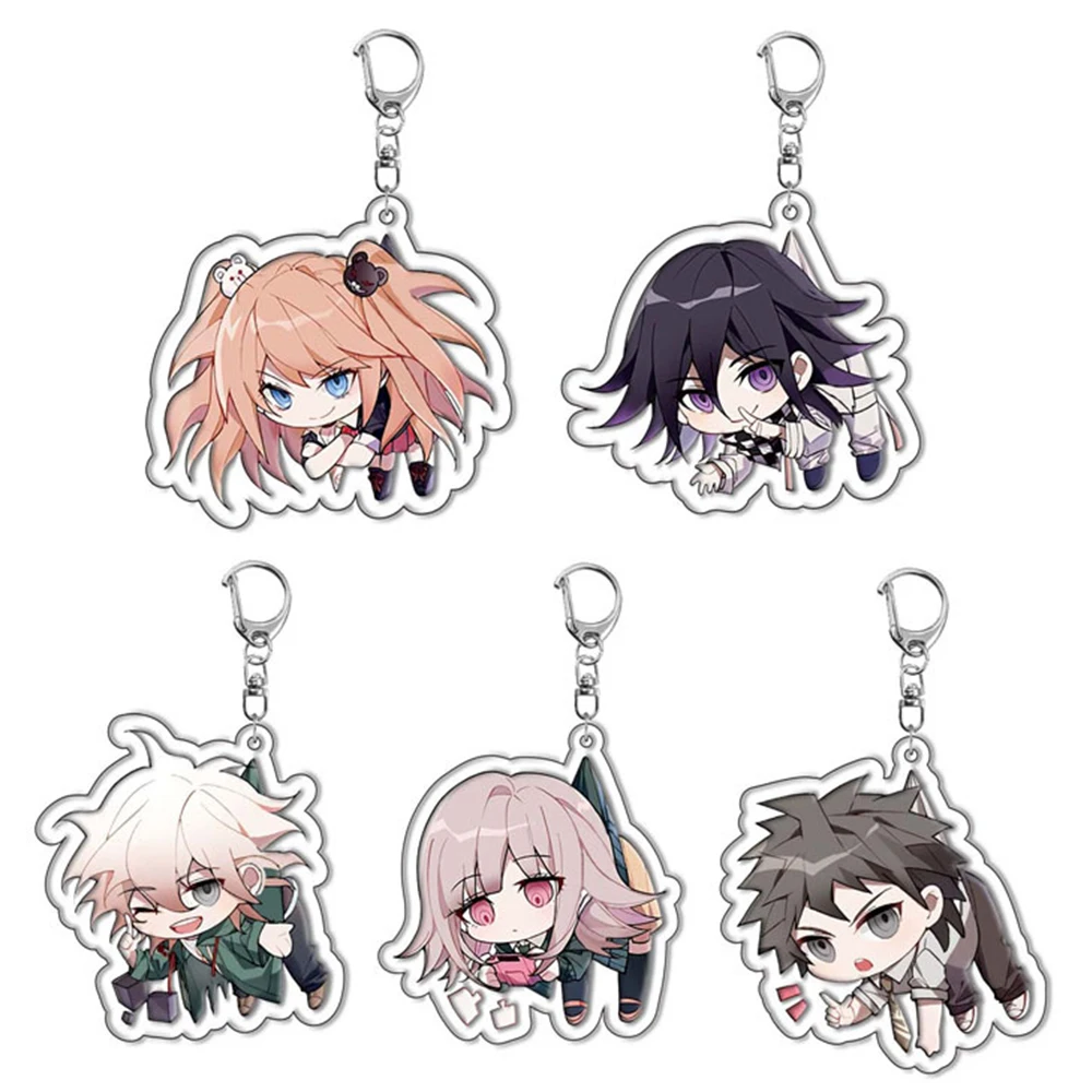 Game Danganronpa Acrylic Keychain Double Sided Figures Trigger Happy Havoc Nagito Komaeda Hinata Hajime Key Chain Trinket Props 
Game Danganronpa Acrylic Keychain Double Sided Figures Trigger Happy Havoc Nagito Komaeda Hinata Hajime Key Chain Trinket Props