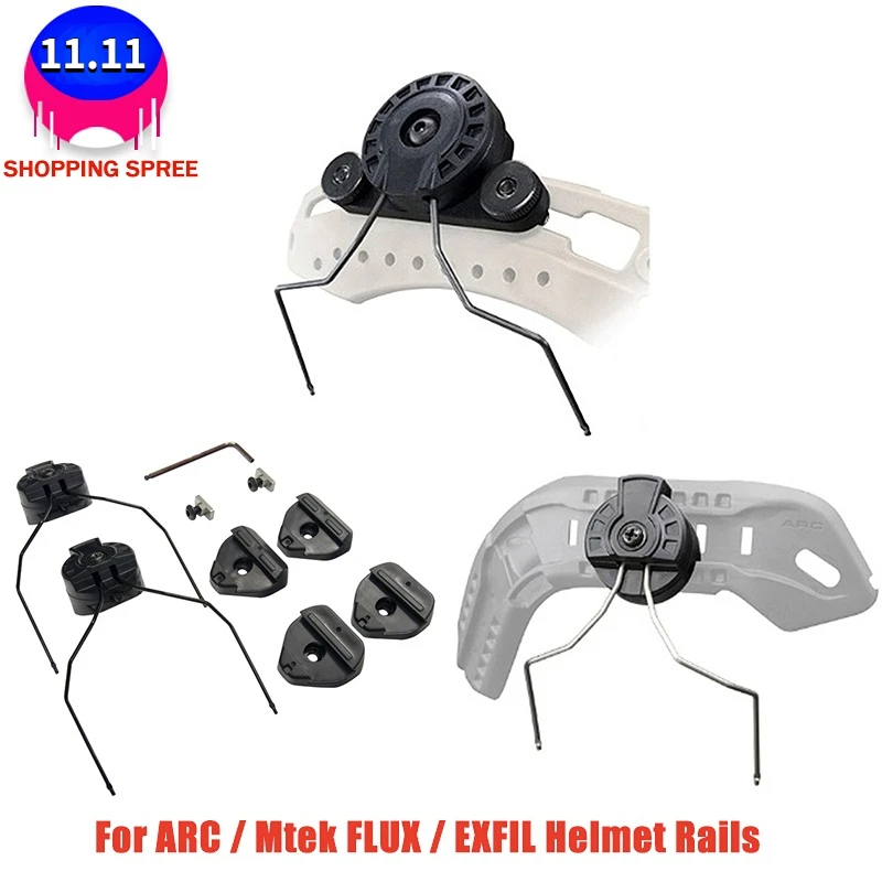 New EARMOR Tactical Headset ARC / Mtek FLUX / EXFIL Rails Adapter Attachment Kit Tactical Headphone Adapter Helmet Accessories 
New EARMOR Tactical Headset ARC / Mtek FLUX / EXFIL Rails Adapter Attachment Kit Tactical Headphone Adapter Helmet Accessories