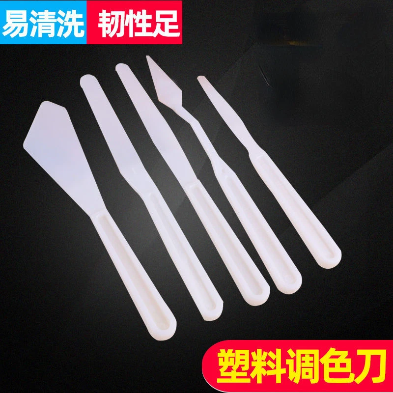 Plastic palette knife oil painting knife set acrylic gouache paint pick knife scraper art supplies Texture knife spatula
Plastic palette knife oil painting knife set acrylic gouache paint pick knife scraper art supplies Texture knife spatula