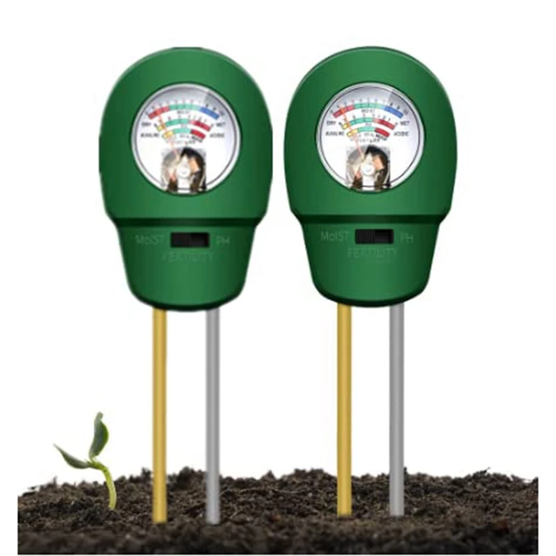 TOP 2Pack Soil PH Meter,3-In-1 Soil Tester With Soil Fertility,Humidity And PH Meter, Used For Plant Care,Moisture Monitor
TOP 2Pack Soil PH Meter,3-In-1 Soil Tester With Soil Fertility,Humidity And PH Meter, Used For Plant Care,Moisture Monitor
