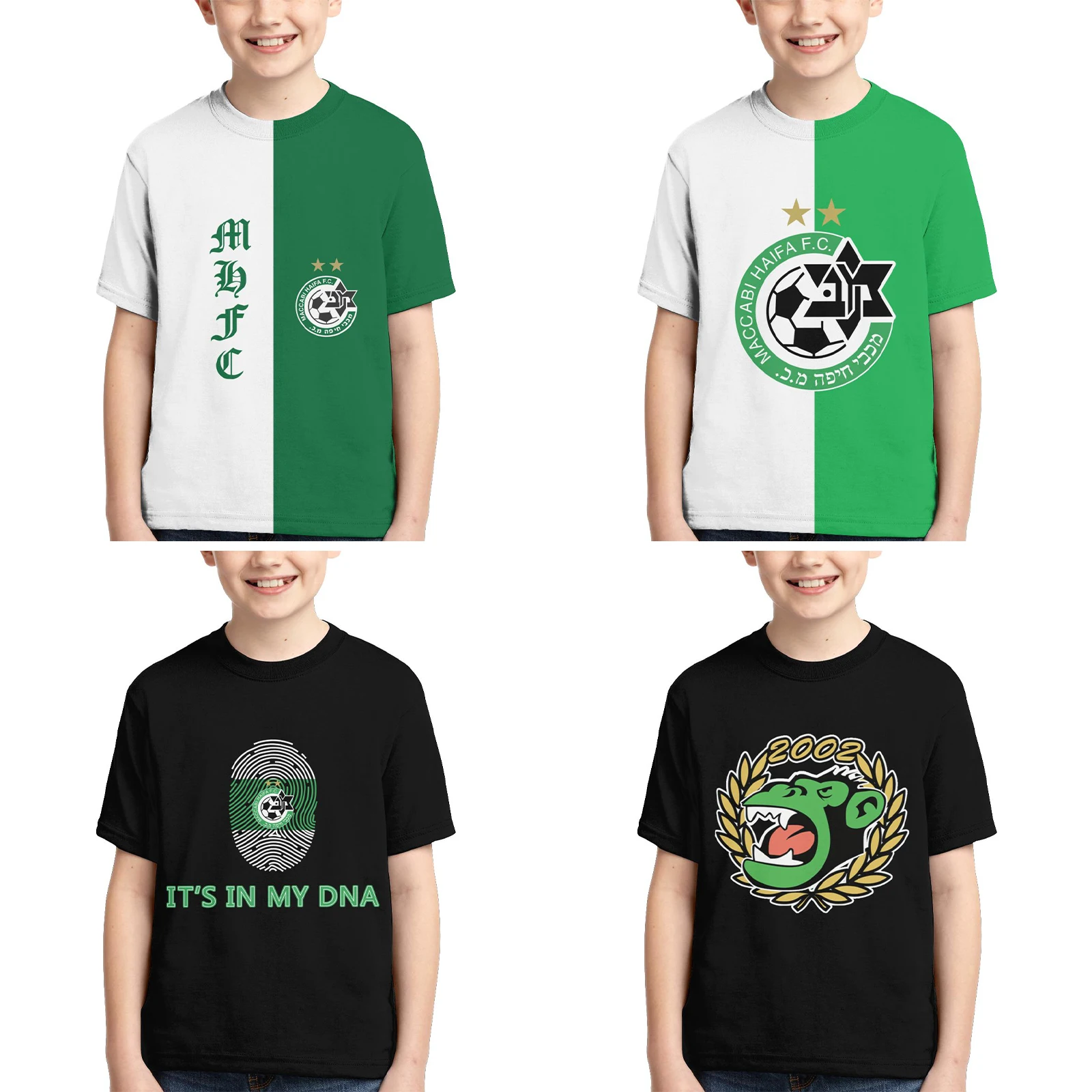 Israel Maccabi Haifa Fc Print Short-Sleeve Tee Crewneck T-Shirt for Youth Boys Kids 
Israel Maccabi Haifa Fc Print Short-Sleeve Tee Crewneck T-Shirt for Youth Boys Kids