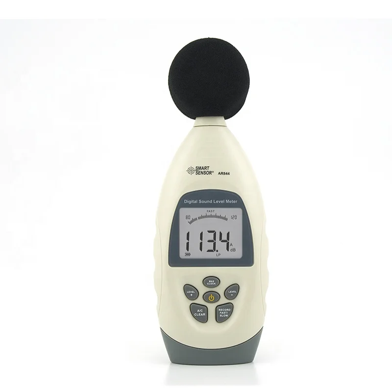Smart Sensor AR844 Digital Sound Level Meter Noise Level Meter with Software & USB Cable 30~130dB 31.5HZ~8.5KHZ
Smart Sensor AR844 Digital Sound Level Meter Noise Level Meter with Software & USB Cable 30~130dB 31.5HZ~8.5KHZ