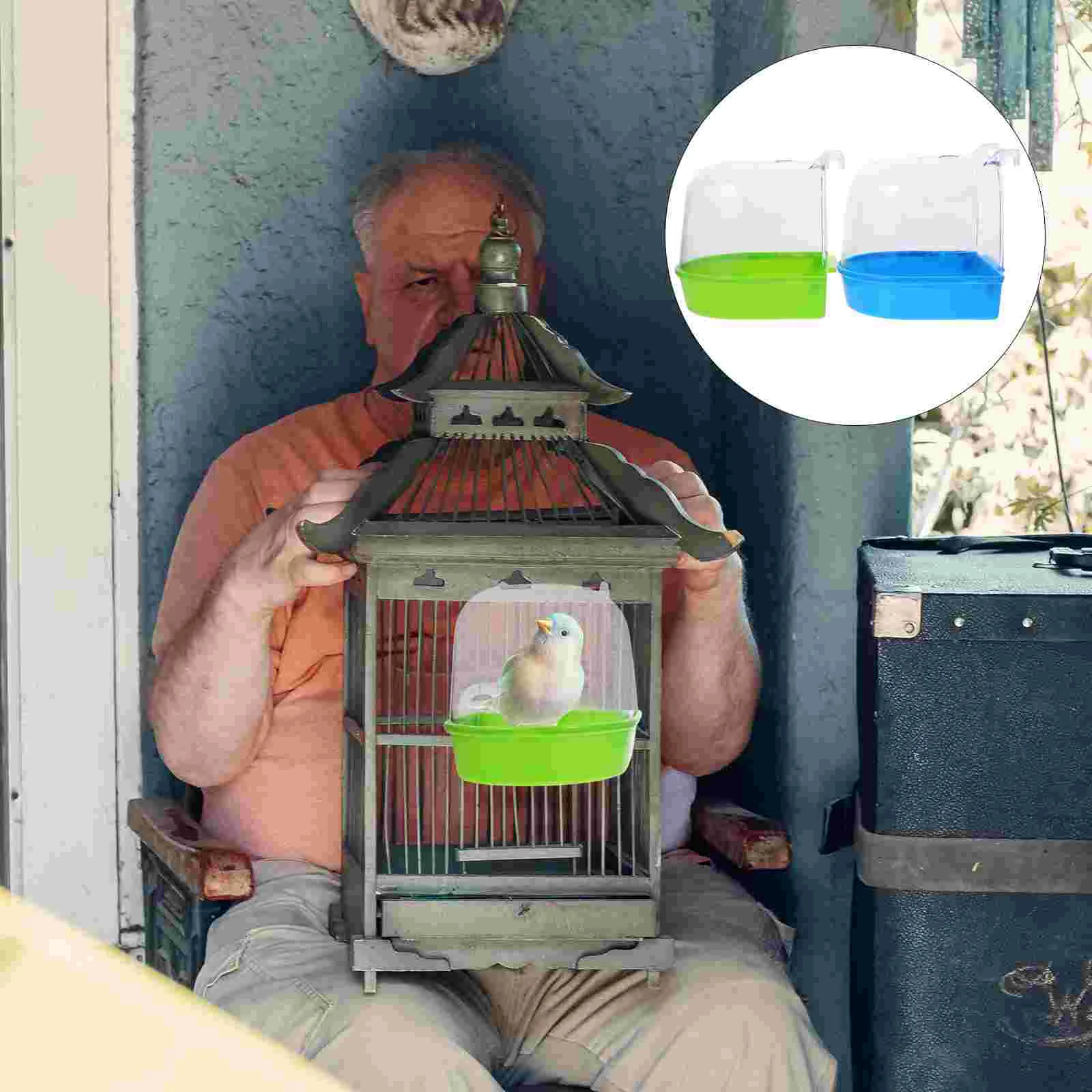 2Pcs Creative Bathing Tubs Practical Bird Bath Tubs Shower Supplies Random Color
2Pcs Creative Bathing Tubs Practical Bird Bath Tubs Shower Supplies Random Color