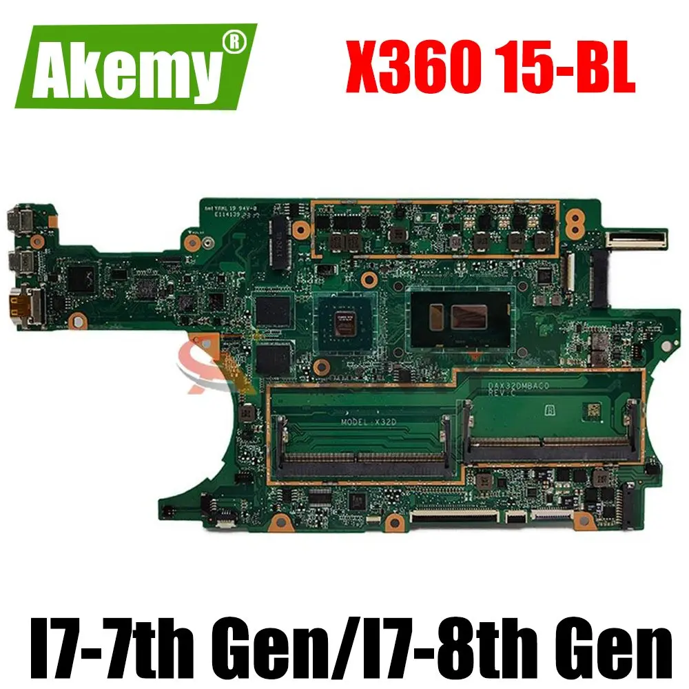 Материнская плата X32D DAX32DMBAE0 для ноутбука HP SPECTRE X360 15-BL 15T-BL, 941662-601, MX150, 2 Гб, телефон 100%, отличная системная плата
Материнская плата X32D DAX32DMBAE0 для ноутбука HP SPECTRE X360 15-BL 15T-BL, 941662-601, MX150, 2 Гб, телефон 100%, отличная системная плата