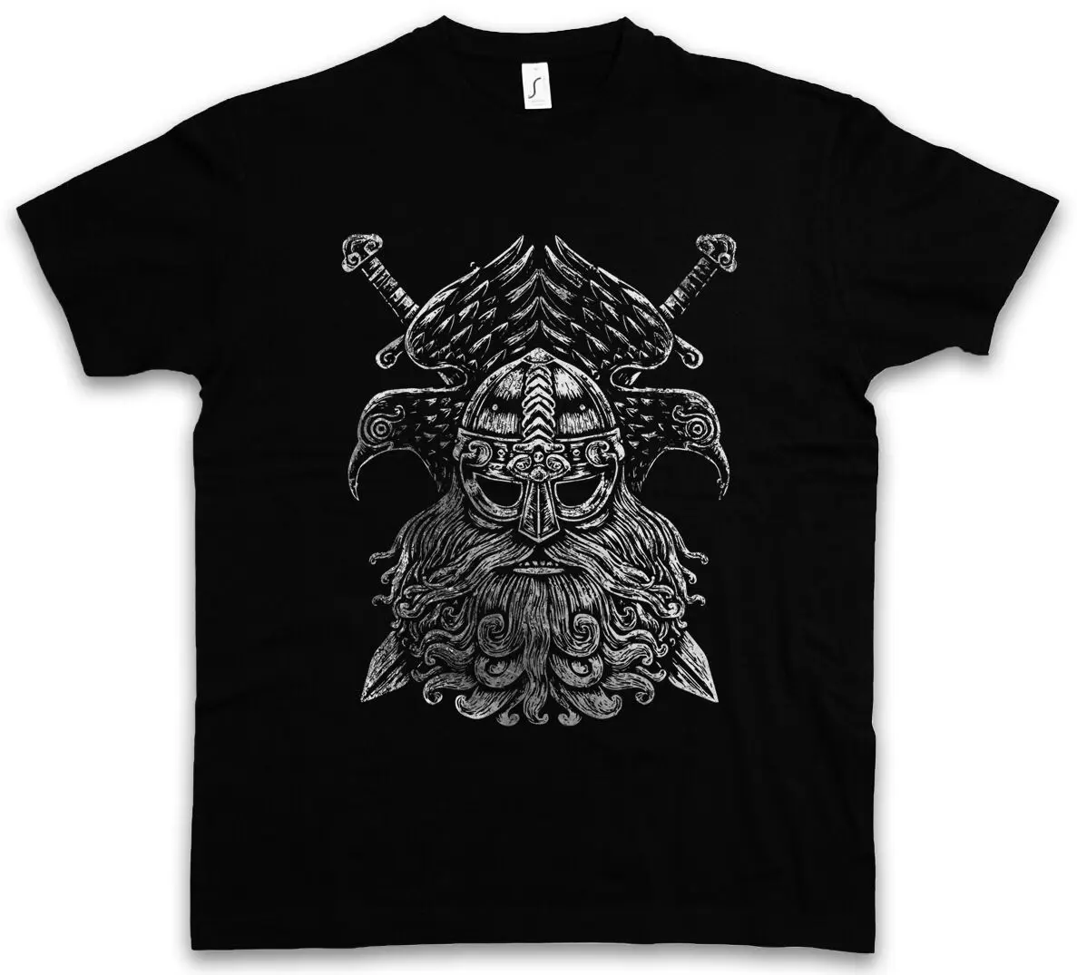 

Norse God Odin Raven Viking'er Warriors Valhalla T-Shirt 100% Cotton O-Neck Summer Short Sleeve Casual Mens T-shirt Size S-3XL