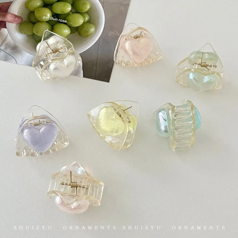 New Korean Version Fashion Heart Geometry Mini Hair Clip for Women Cute Side Bangs Barrette Headwear Hair Claw Hair Accessories
New Korean Version Fashion Heart Geometry Mini Hair Clip for Women Cute Side Bangs Barrette Headwear Hair Claw Hair Accessories