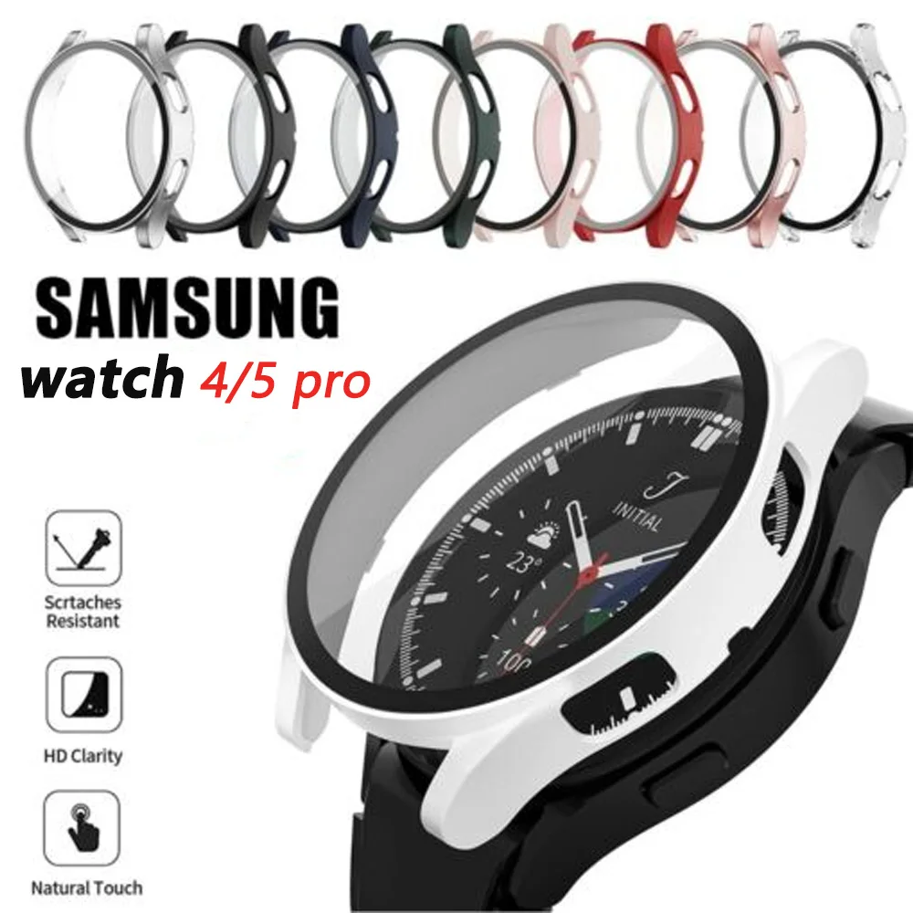 Cover for Samsung Galaxy Watch 5 pro case 45mm 4 40mm 44mm 20mm accessories PC Bumper Screen Protector Glass Galaxy watch 5 case
Cover for Samsung Galaxy Watch 5 pro case 45mm 4 40mm 44mm 20mm accessories PC Bumper Screen Protector Glass Galaxy watch 5 case