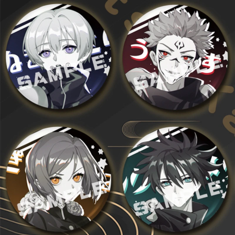 Gothic Anime Badges Jujutsu Kaisen Ryomen Sukuna Lapel Pins Fushiguro Megumi Laser Badges on Backpack Badges Anime Accessories
Gothic Anime Badges Jujutsu Kaisen Ryomen Sukuna Lapel Pins Fushiguro Megumi Laser Badges on Backpack Badges Anime Accessories