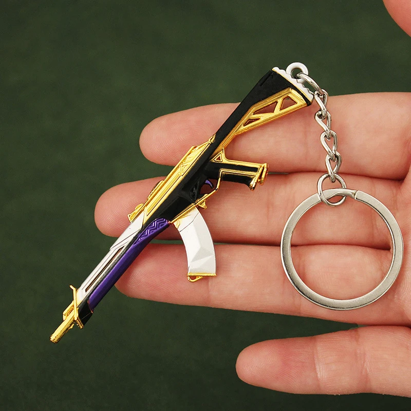 Valorant Keychain Weapons Accessory Rifles Vandal Prime Reaver 2.0 Karambit Knife Metal Game Peripheral Model Gift Toys for Boys
Valorant Keychain Weapons Accessory Rifles Vandal Prime Reaver 2.0 Karambit Knife Metal Game Peripheral Model Gift Toys for Boys