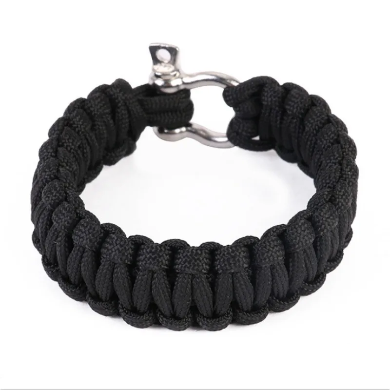 2023 Hot Climbing Rope Survival Parachute Cord Bracelets Outdoor Emergency Paracord Bracelets Men Full Satinless Steel Buckls 
2023 Hot Climbing Rope Survival Parachute Cord Bracelets Outdoor Emergency Paracord Bracelets Men Full Satinless Steel Buckls