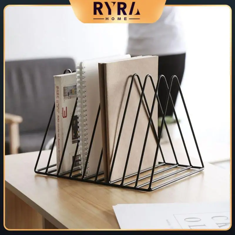 Metal Record Rack Triangle Book Magzine Holder Desk Record Storage Organizer Home Office Desk Organizer Decor
Metal Record Rack Triangle Book Magzine Holder Desk Record Storage Organizer Home Office Desk Organizer Decor