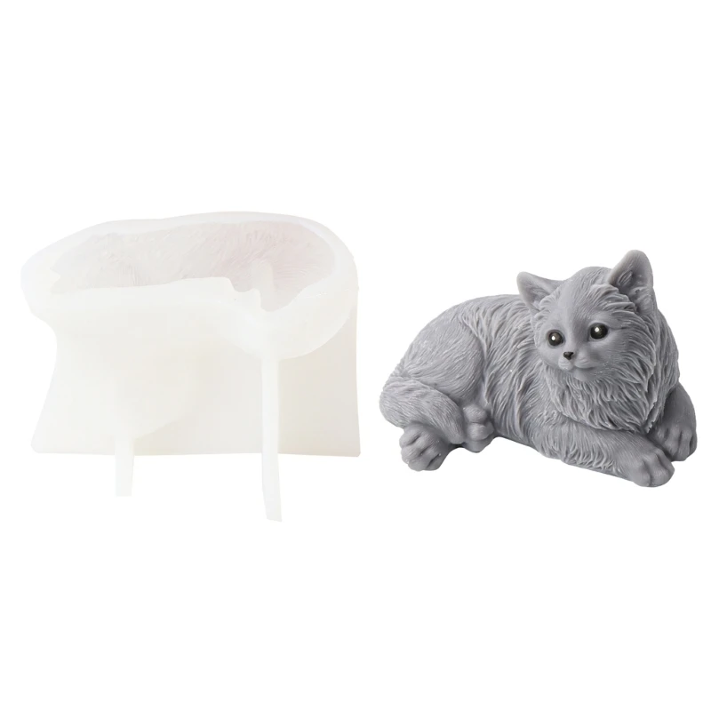 

3D Lying Resin Mold Silicone Mold Animal Epoxy Mold for Resin Casting Home Decors Mold