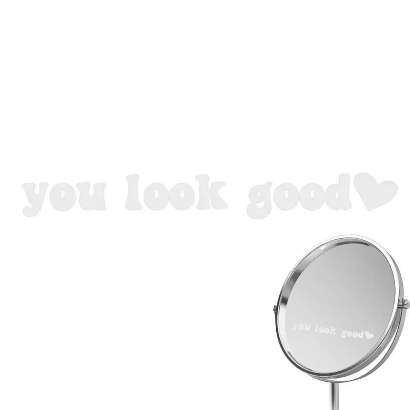 Creative Car Mirror Stickers You Look Good Motivational Wall Decals You Look Good Mirror Sticker Auto Rear View Mirror Decal
Creative Car Mirror Stickers You Look Good Motivational Wall Decals You Look Good Mirror Sticker Auto Rear View Mirror Decal