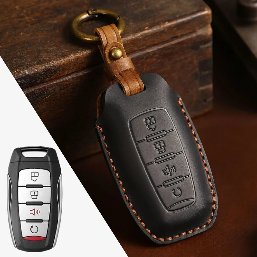 Fob Case Car Key Cover 1pcs 1x 4 Buttons Accessories Black Handwork Leather Parts Replacement For Great Wall GWM
Fob Case Car Key Cover 1pcs 1x 4 Buttons Accessories Black Handwork Leather Parts Replacement For Great Wall GWM