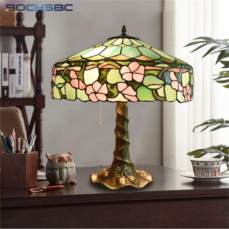 Tiffany Lilac Flower Table Lamp Stained Glass Retro Girl Tulip Desk Lamp Study Hotel Villa Decor Table Light Bedside Night Light
Tiffany Lilac Flower Table Lamp Stained Glass Retro Girl Tulip Desk Lamp Study Hotel Villa Decor Table Light Bedside Night Light