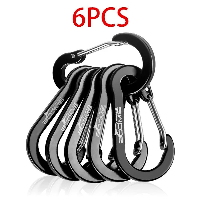 6pcs Mountaineering Buckle Multicolor Outdoor Screw Lock Buckle Steel Carabiner Clips Camping Multi Tool Fishing Accessories
6pcs Mountaineering Buckle Multicolor Outdoor Screw Lock Buckle Steel Carabiner Clips Camping Multi Tool Fishing Accessories