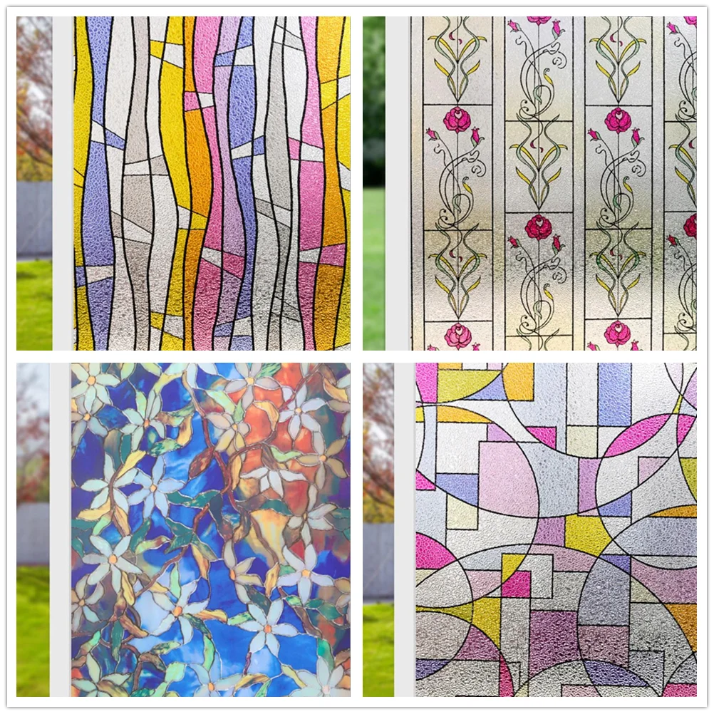 Window Privacy Film Non-Adhesive Static Cling Glass Film Decorative Stained Window Stickers Heat Blocker Heat Control for Home
Window Privacy Film Non-Adhesive Static Cling Glass Film Decorative Stained Window Stickers Heat Blocker Heat Control for Home