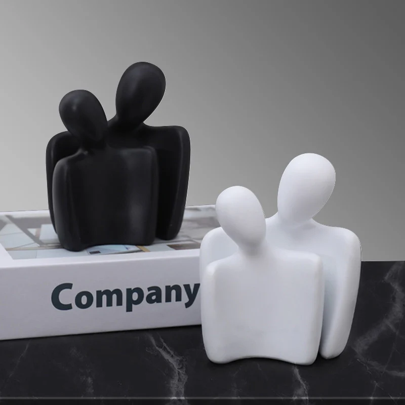 Nordic Abstract Embrace Couple Sculpture Lover Characters Bust Frosted Ceramic Statues Large Modern Sculptures Wedding Gifts Hot
Nordic Abstract Embrace Couple Sculpture Lover Characters Bust Frosted Ceramic Statues Large Modern Sculptures Wedding Gifts Hot