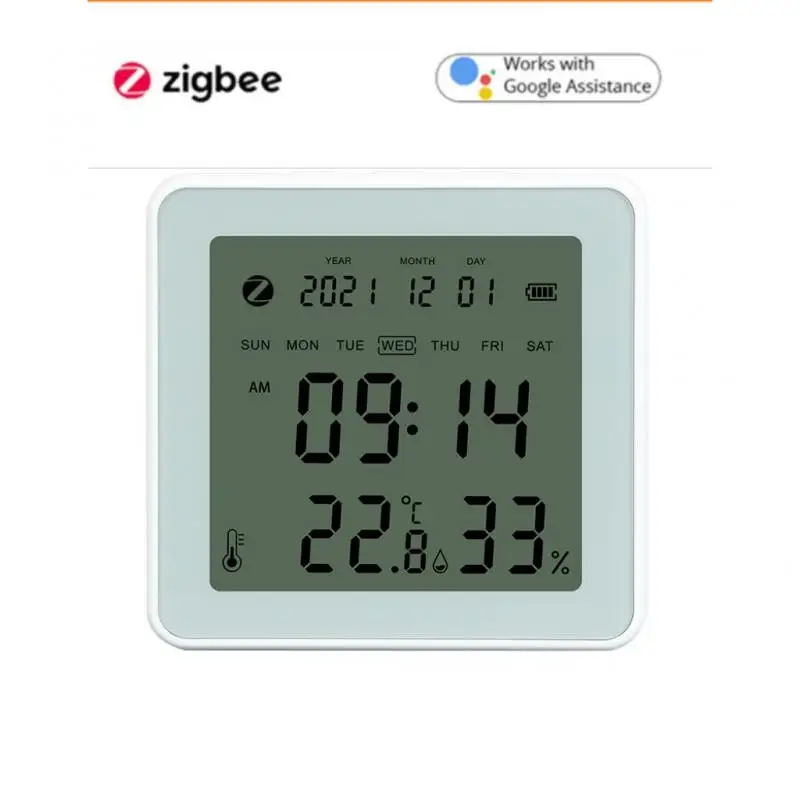 Tuya ZigBee Smart Temperature Humidity Sensor APP Remote Monitor For Smart Home SmartLife Works With Alexa Google Assistant
Tuya ZigBee Smart Temperature Humidity Sensor APP Remote Monitor For Smart Home SmartLife Works With Alexa Google Assistant