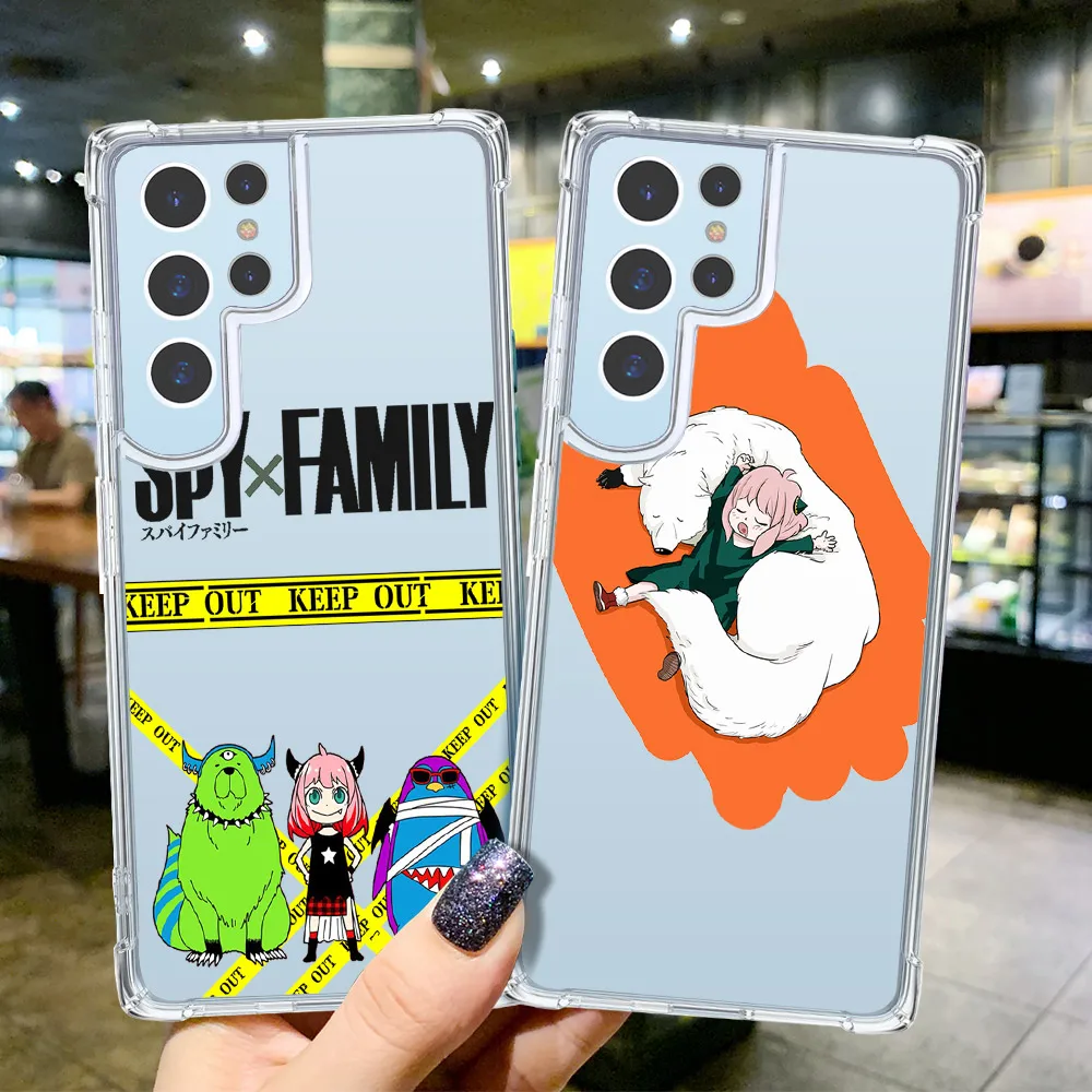 SPYXFAMILY Covers For Samsung Galaxy S8 S9 S10 S22 S20 S21 FE Plus Ultra Lite Note 8 9 10 Plus 20 Ultra Transparent Fundas
SPYXFAMILY Covers For Samsung Galaxy S8 S9 S10 S22 S20 S21 FE Plus Ultra Lite Note 8 9 10 Plus 20 Ultra Transparent Fundas