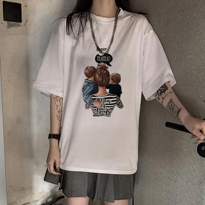 YRYT New Summer Fashion Women's Short Sleeve Top Super Mom Printed Crew Neck Short Sleeve T-shirt Street Short Sleeve
YRYT New Summer Fashion Women's Short Sleeve Top Super Mom Printed Crew Neck Short Sleeve T-shirt Street Short Sleeve