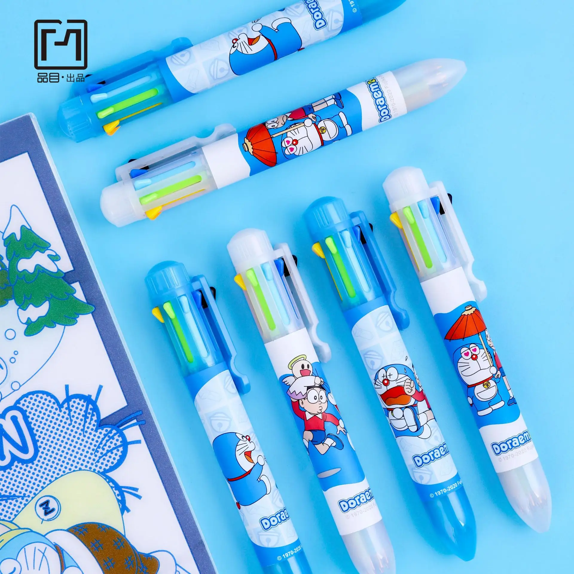 Disney Doraemon cartoon anime action figures ballpoint pen 8-color stationery hand account pen bullet 0.7mm girl's boy's gifts
Disney Doraemon cartoon anime action figures ballpoint pen 8-color stationery hand account pen bullet 0.7mm girl's boy's gifts