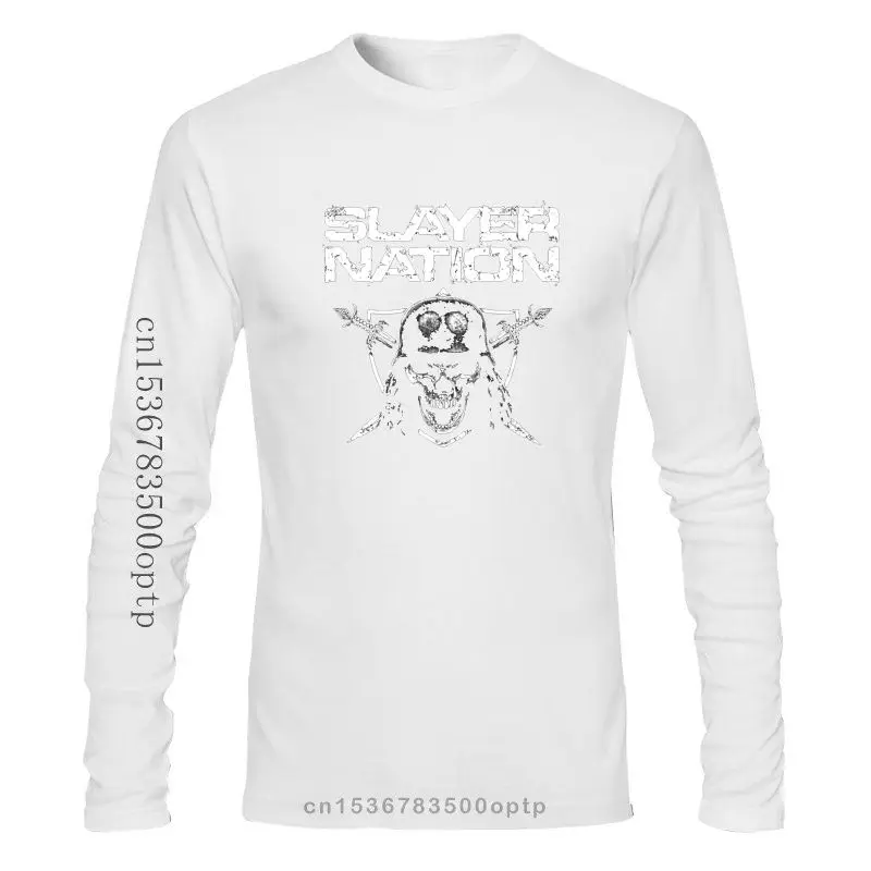 

Мужская одежда SLAYER Slayer нация/Тур 2014 Новый аутентичный официальный стиль, новая брендовая одежда Kreator футболки Топ