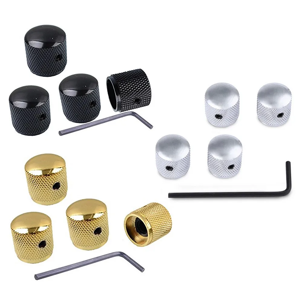 4Pcs Guitar Knob Push On 6 Mm Pots Chrome Black Barrel Knob For Bass/Telecaster Guitars Domed Knurled Volume Tone Knob
4Pcs Guitar Knob Push On 6 Mm Pots Chrome Black Barrel Knob For Bass/Telecaster Guitars Domed Knurled Volume Tone Knob