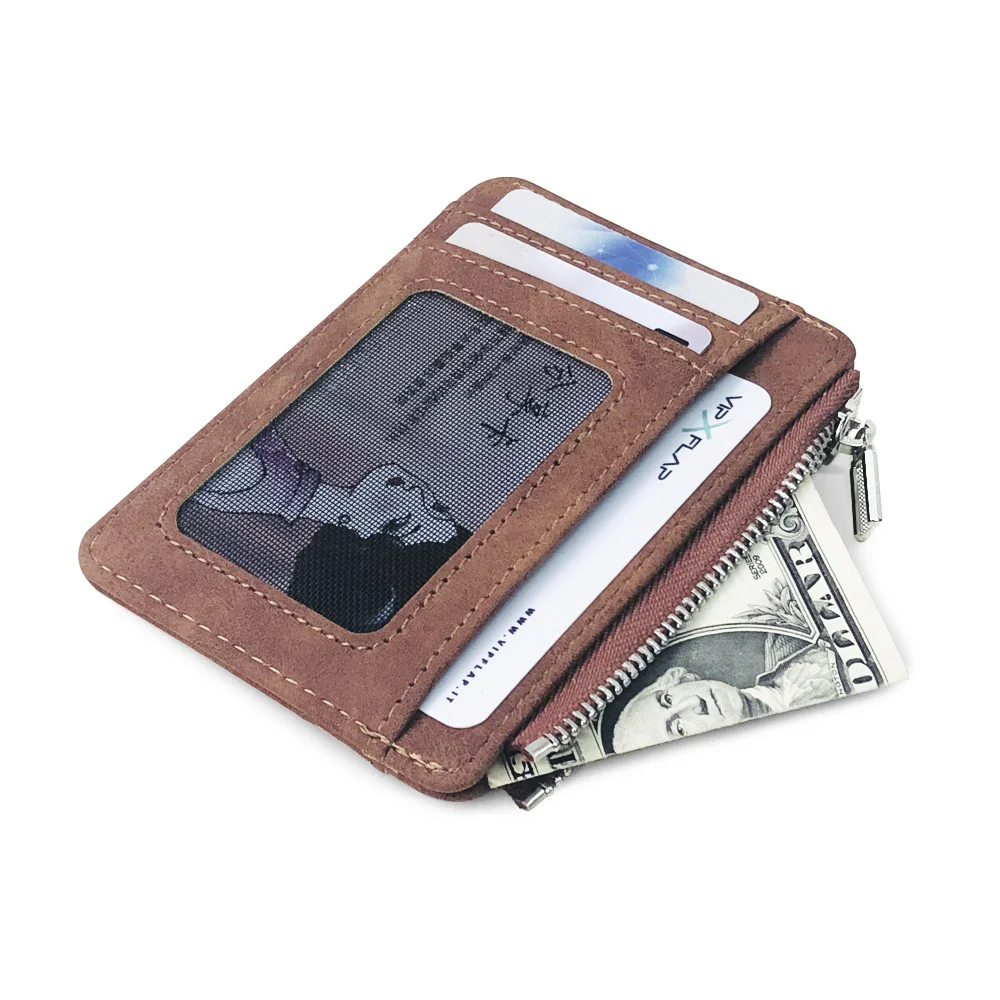 Men's Card Wallet Short Matte Leather Retro Multi-card Frosted Fabric Card Holder Money New Minimalist Purse Transparent Coins
Men's Card Wallet Short Matte Leather Retro Multi-card Frosted Fabric Card Holder Money New Minimalist Purse Transparent Coins