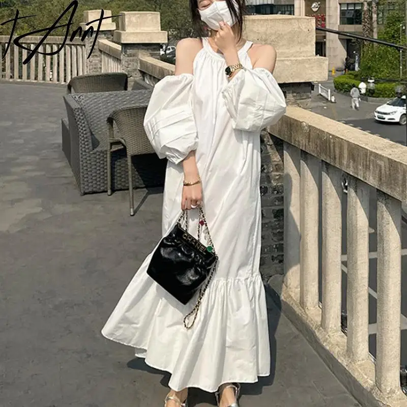 Женское асимметричное платье-рубашка с открытыми плечами и рукавами-фонариками
Женское асимметричное платье-рубашка с открытыми плечами и рукавами-фонариками