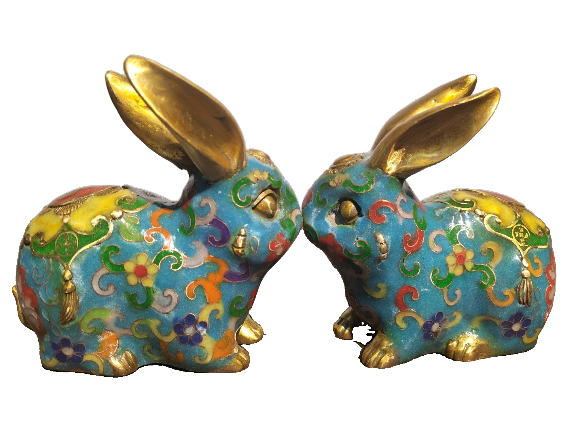 LAOJUNLU Pure Copper Cloisonne Handmade Filigree Enamel Color Beckons The Zodiac Rabbit Ornament Chinese Traditional Style
LAOJUNLU Pure Copper Cloisonne Handmade Filigree Enamel Color Beckons The Zodiac Rabbit Ornament Chinese Traditional Style
