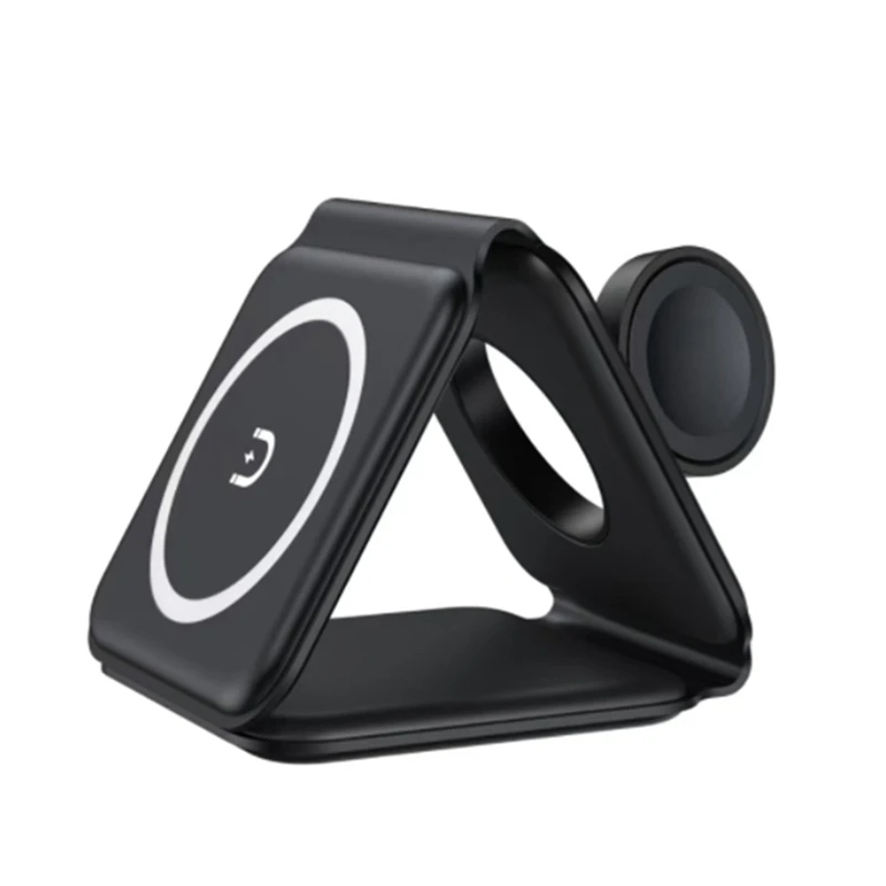 2X3 в 1 складное магнитное Беспроводное зарядное устройство для Iphone 13 12 11 Pro Max X Беспроводное зарядное устройство для Apple Watch (черный)
2X3 в 1 складное магнитное Беспроводное зарядное устройство для Iphone 13 12 11 Pro Max X Беспроводное зарядное устройство для Apple Watch (черный)